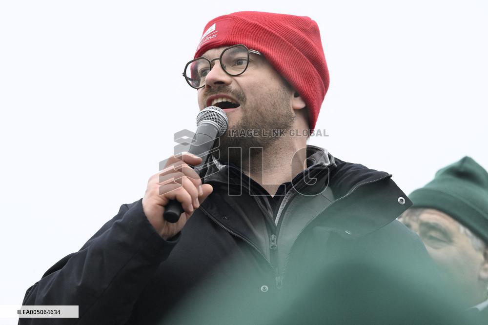Farmers Demonstrate Against the EU-Mercosur Agreement - Strasbourg