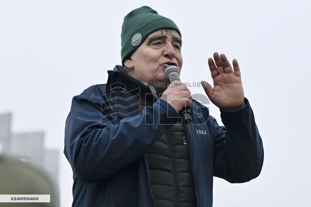 Farmers Demonstrate Against the EU-Mercosur Agreement - Strasbourg