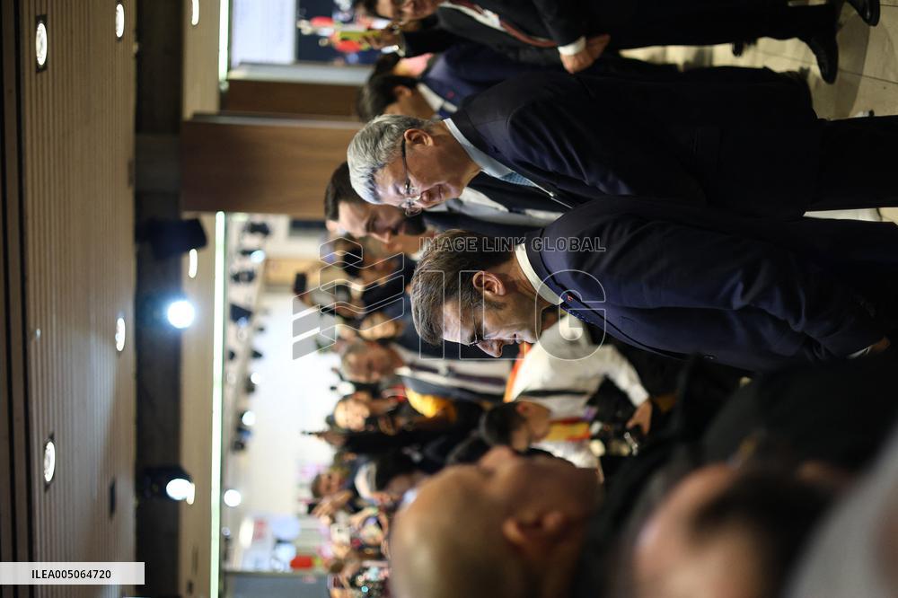 Macron at World Economic Forum annual meeting - Davos