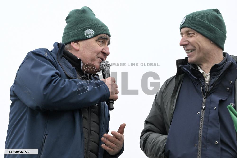 Farmers Demonstrate Against the EU-Mercosur Agreement - Strasbourg