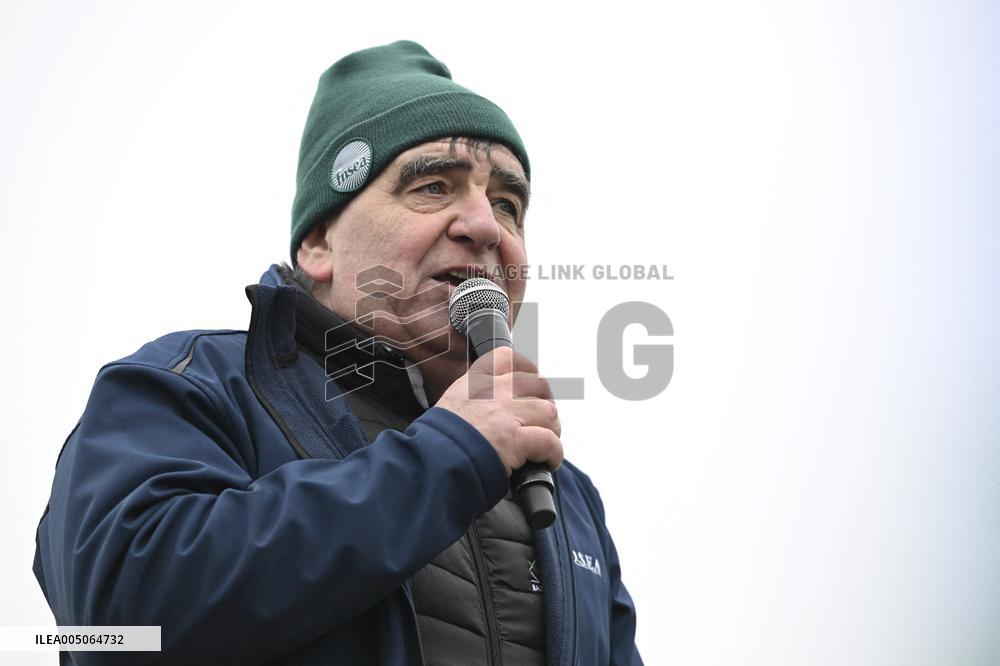 Farmers Demonstrate Against the EU-Mercosur Agreement - Strasbourg