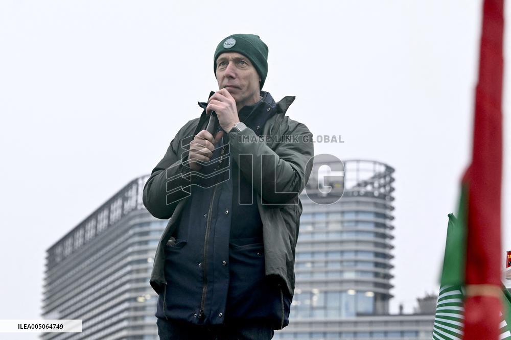 Farmers Demonstrate Against the EU-Mercosur Agreement - Strasbourg