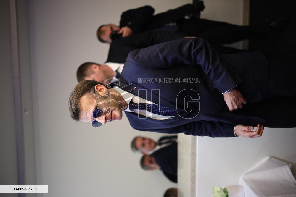 Macron at World Economic Forum annual meeting - Davos