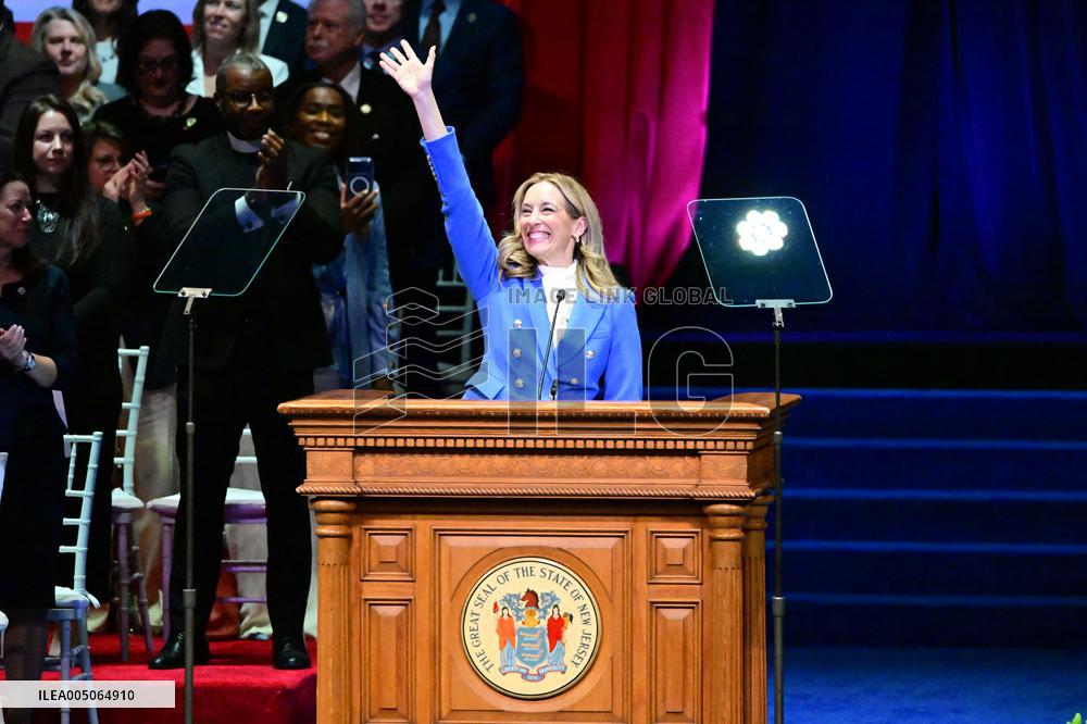 State Of New Jersey Inauguration Ceremony For Governor And Lieutenant Governor