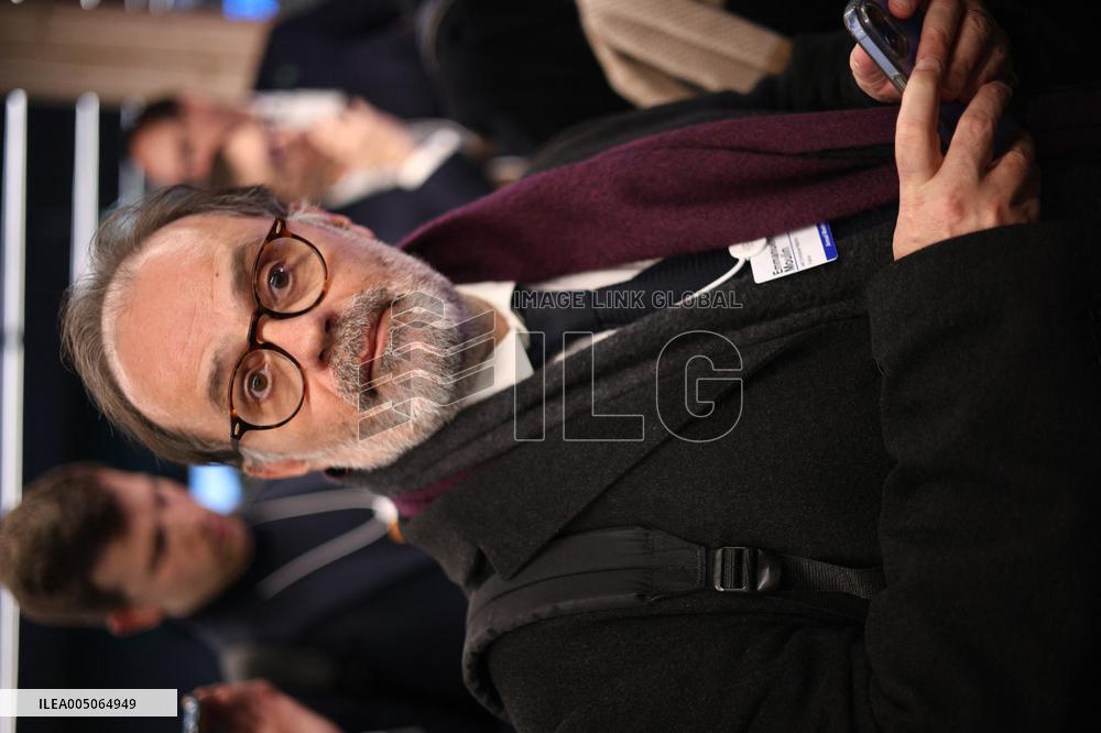 Macron at the Business France event during World Economic Forum annual meeting - Davos