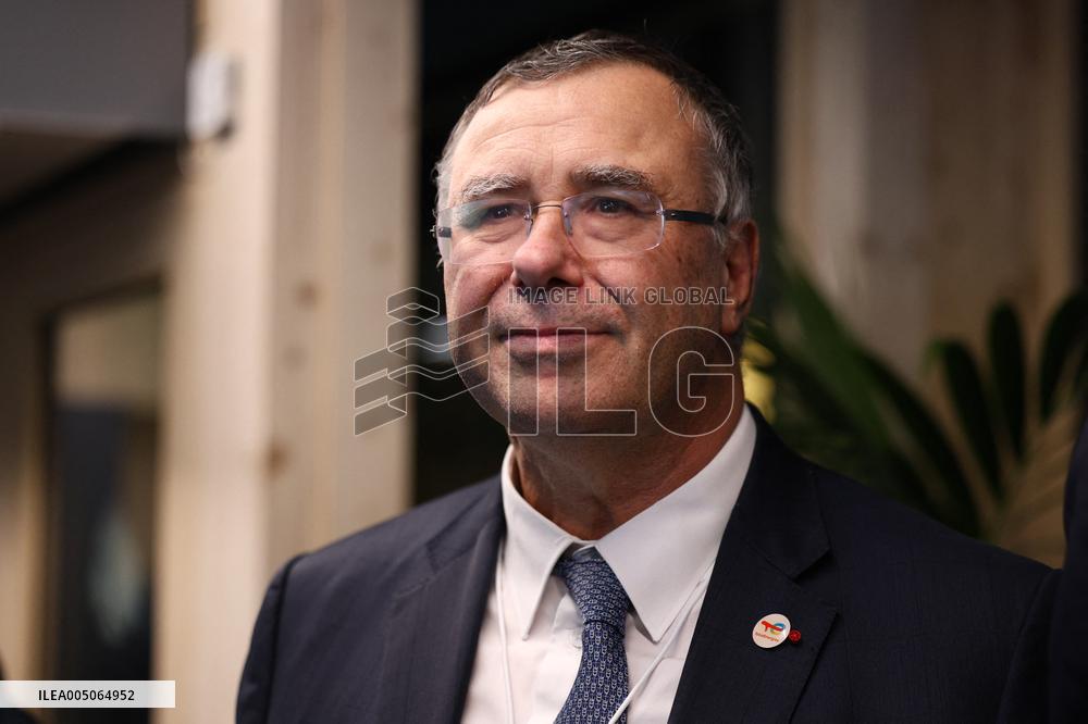 Macron at the Business France event during World Economic Forum annual meeting - Davos