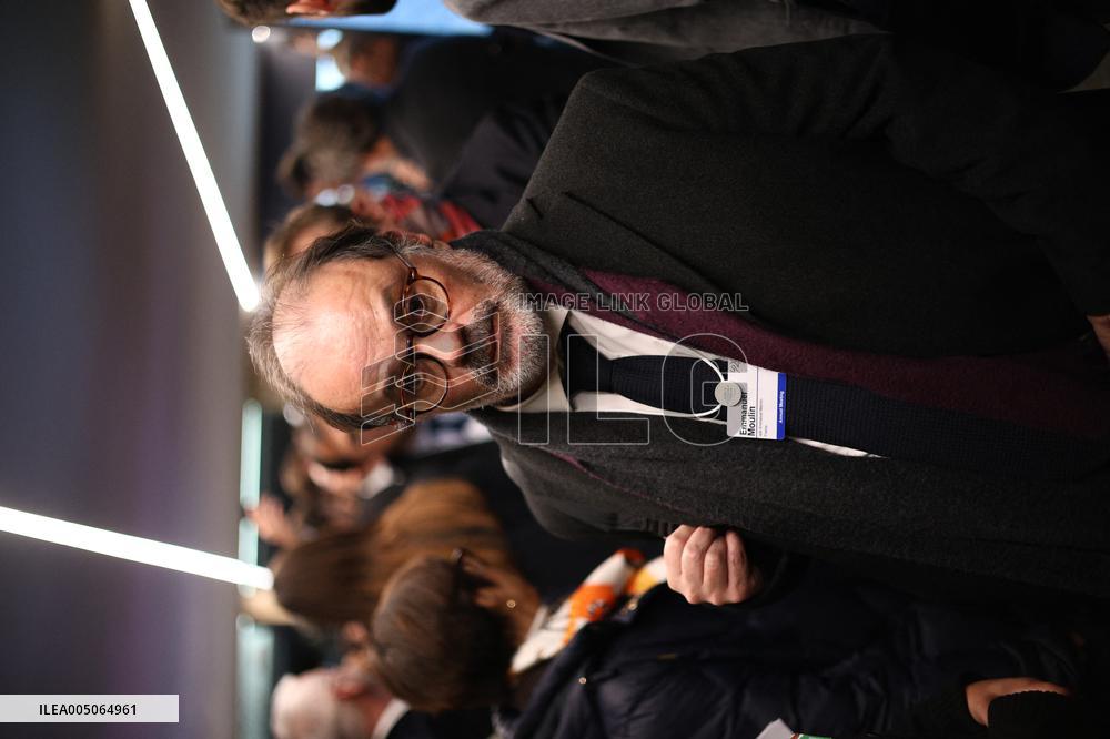 Macron at the Business France event during World Economic Forum annual meeting - Davos