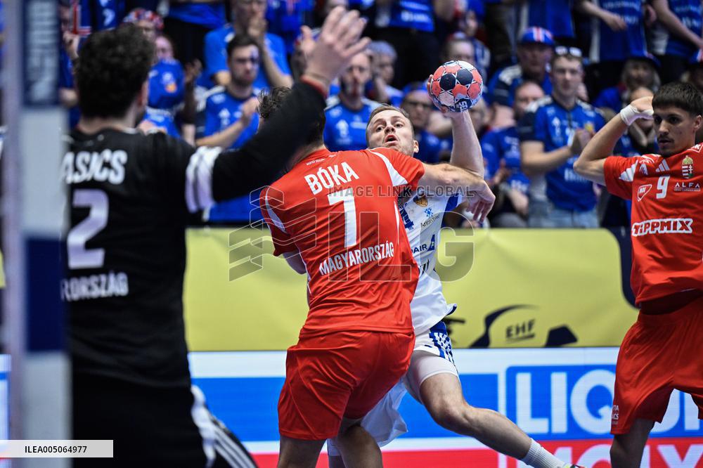 EHF EURO 2026 HUNGARY-ICELAND