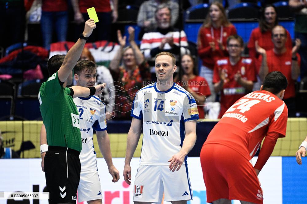 EHF EURO 2026 HUNGARY-ICELAND