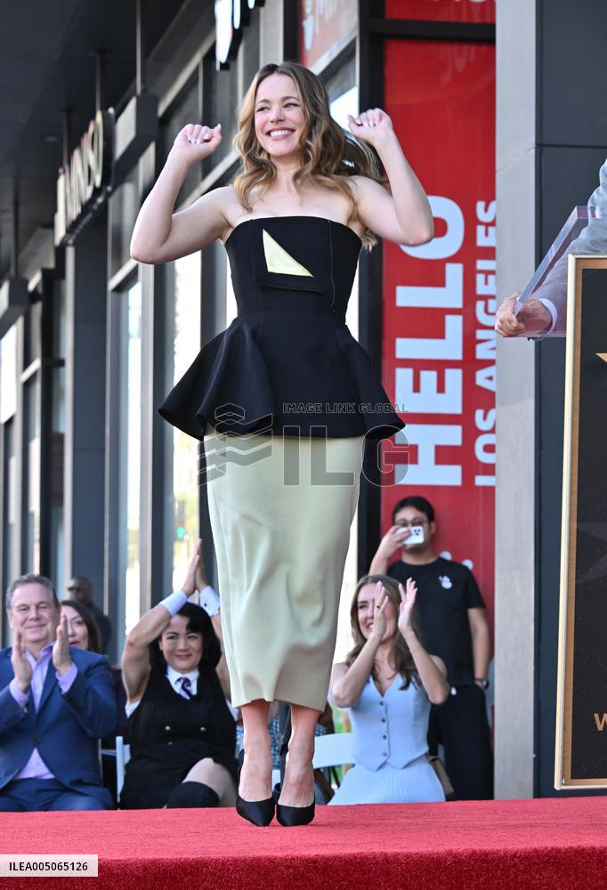 Rachel McAdams’ Hollywood Walk of Fame Ceremony
