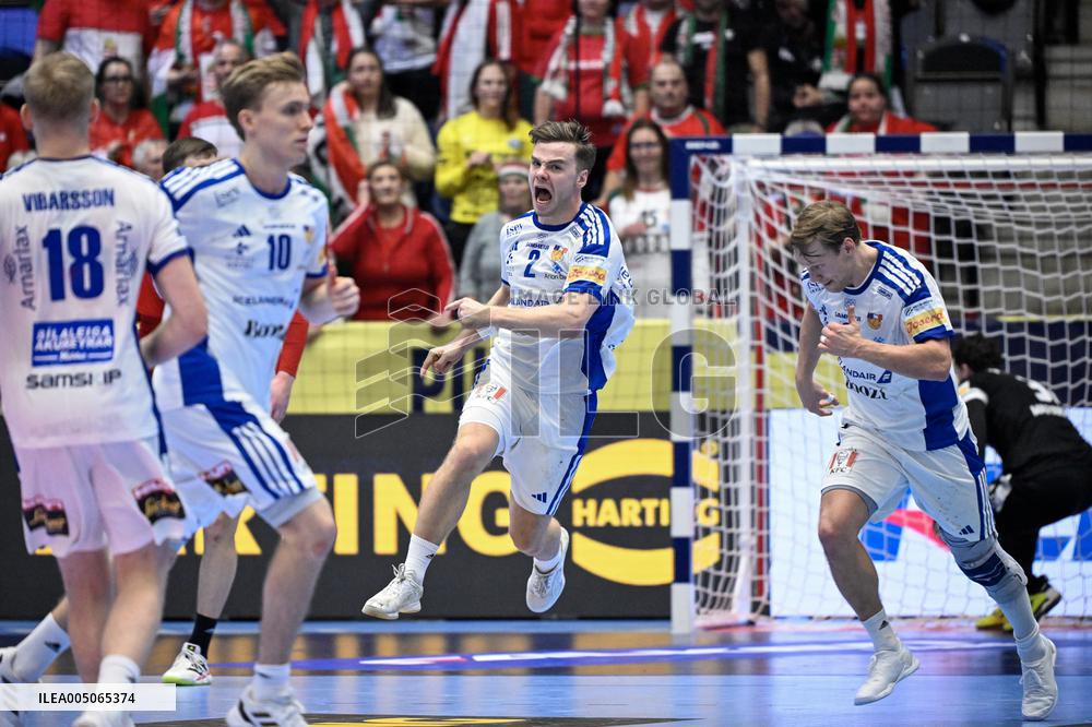 EHF EURO 2026 HUNGARY-ICELAND
