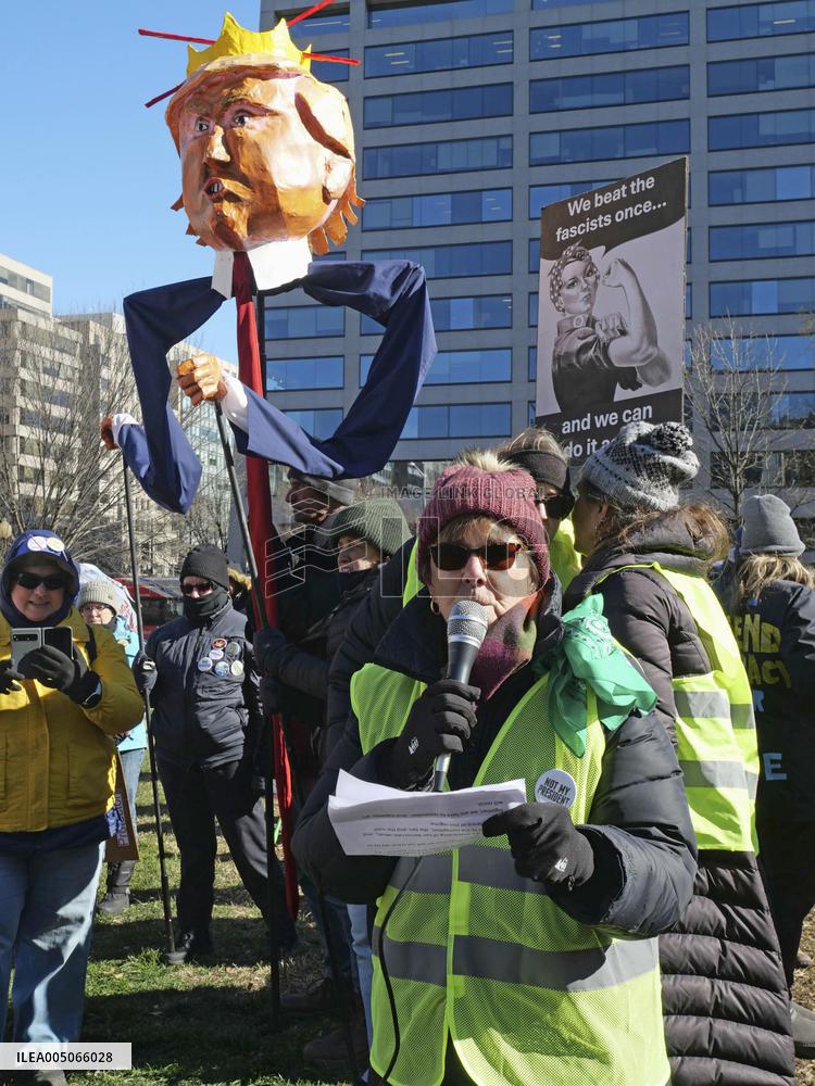 Anti-Trump rally in Washington