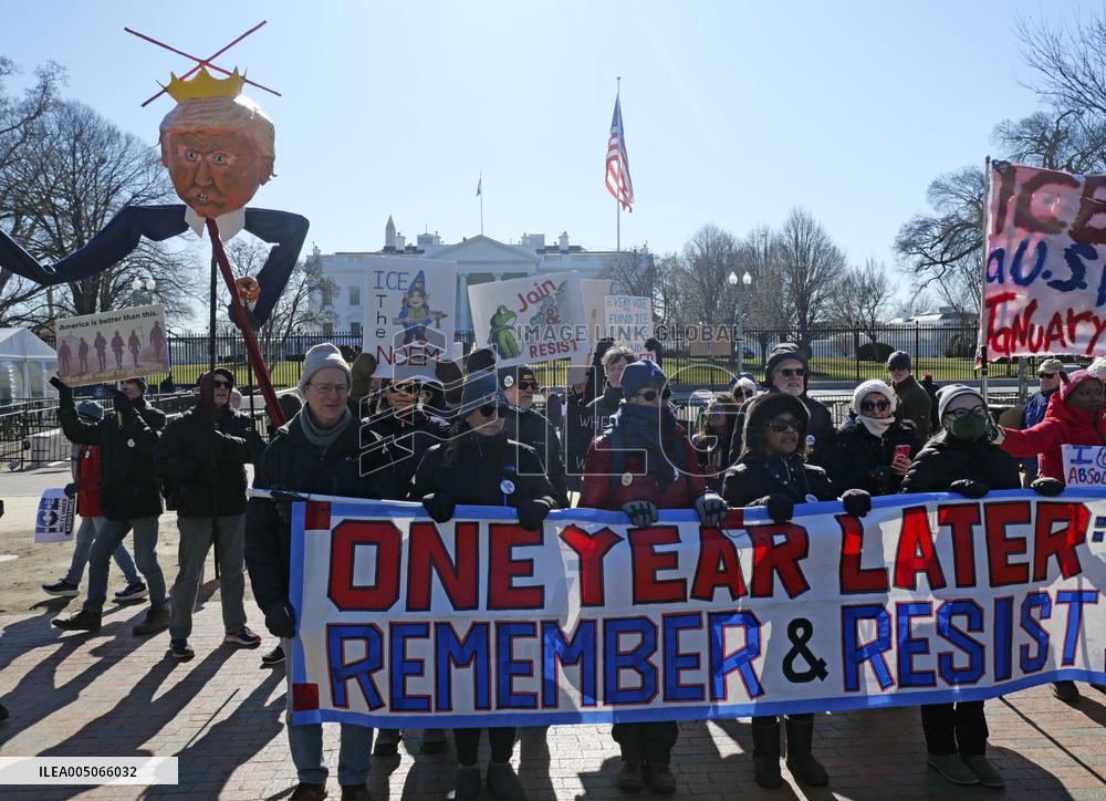 Anti-Trump rally in Washington