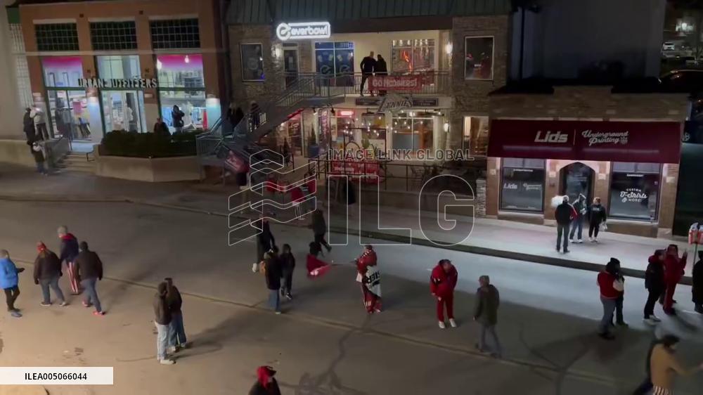 US: Indiana Hoosiers Fans Take Over Bloomington to Celebrate National Championship 2