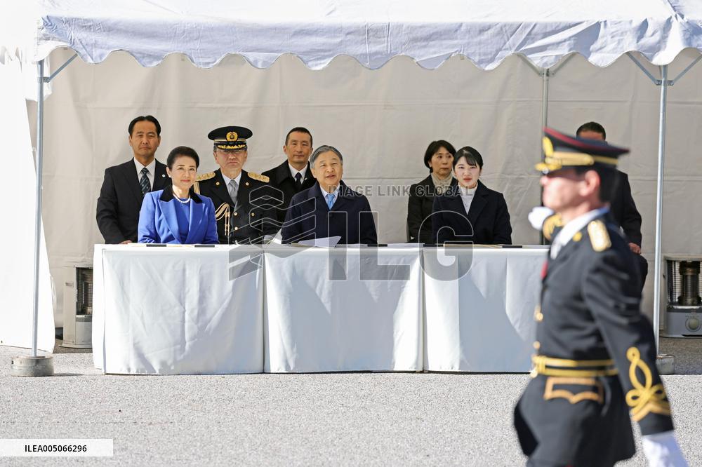 Imperial police officers' New Year parade