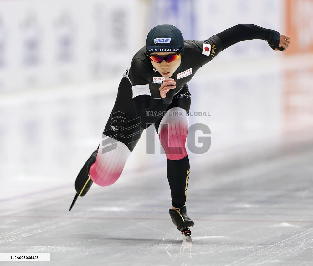 Speed skating: World Cup in Inzell