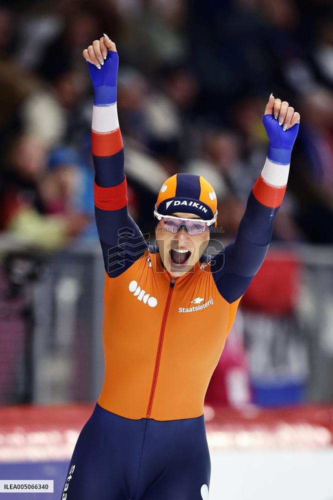 Speed skating: World Cup in Inzell