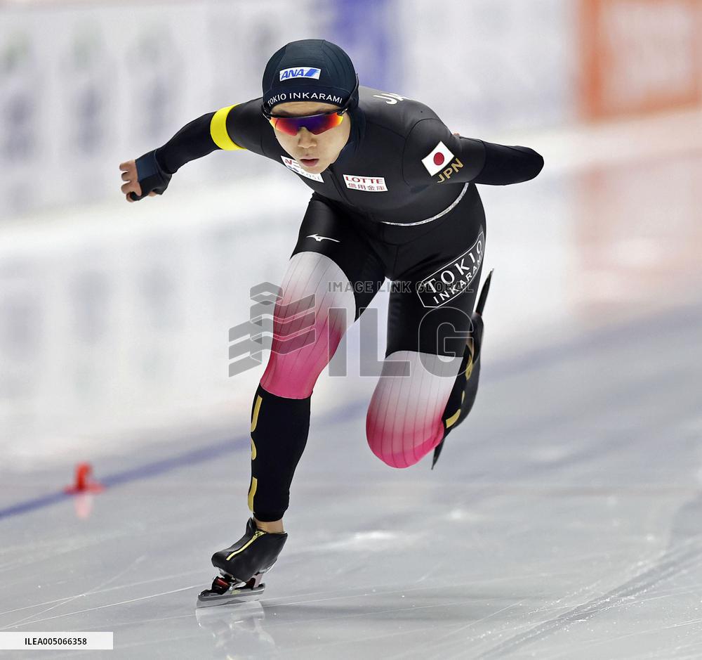 Speed skating: World Cup in Inzell