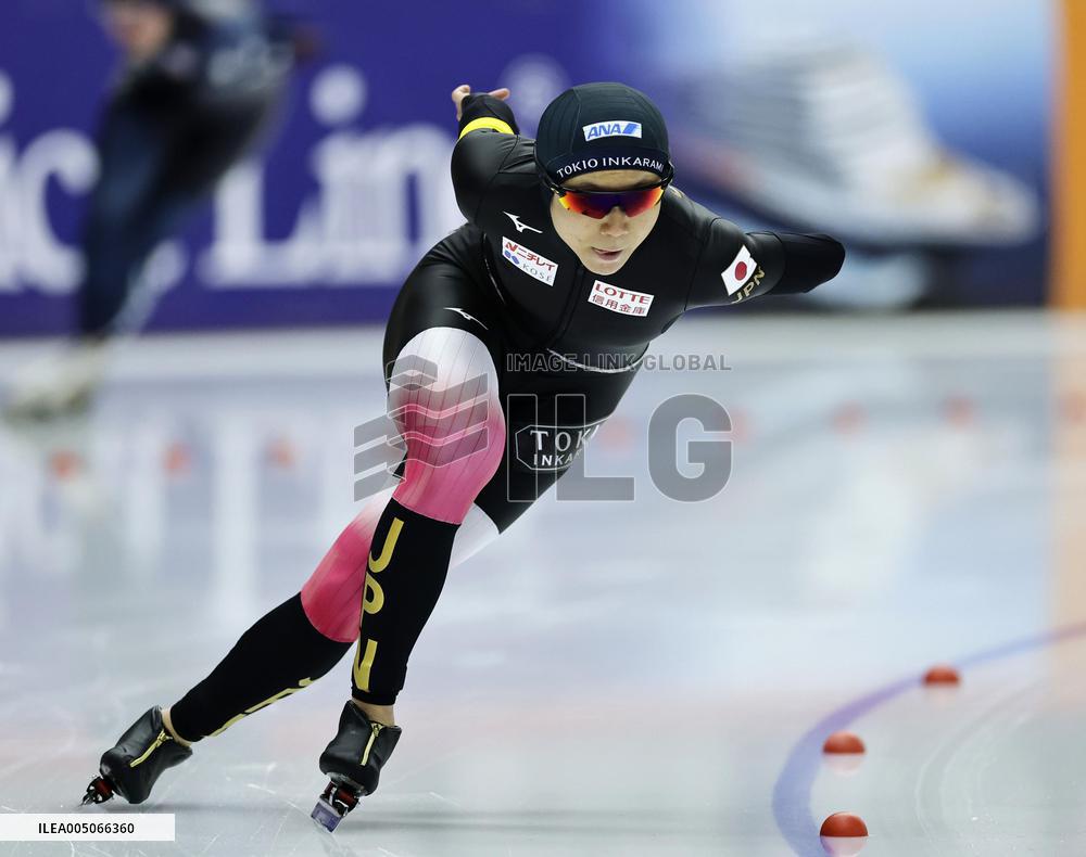 Speed skating: World Cup in Inzell