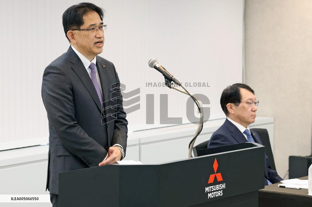 Mitsubishi Motors President's Change of Leadership Press Conference