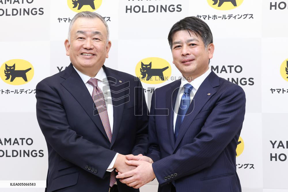 Yamato Holdings President Change Press Conference