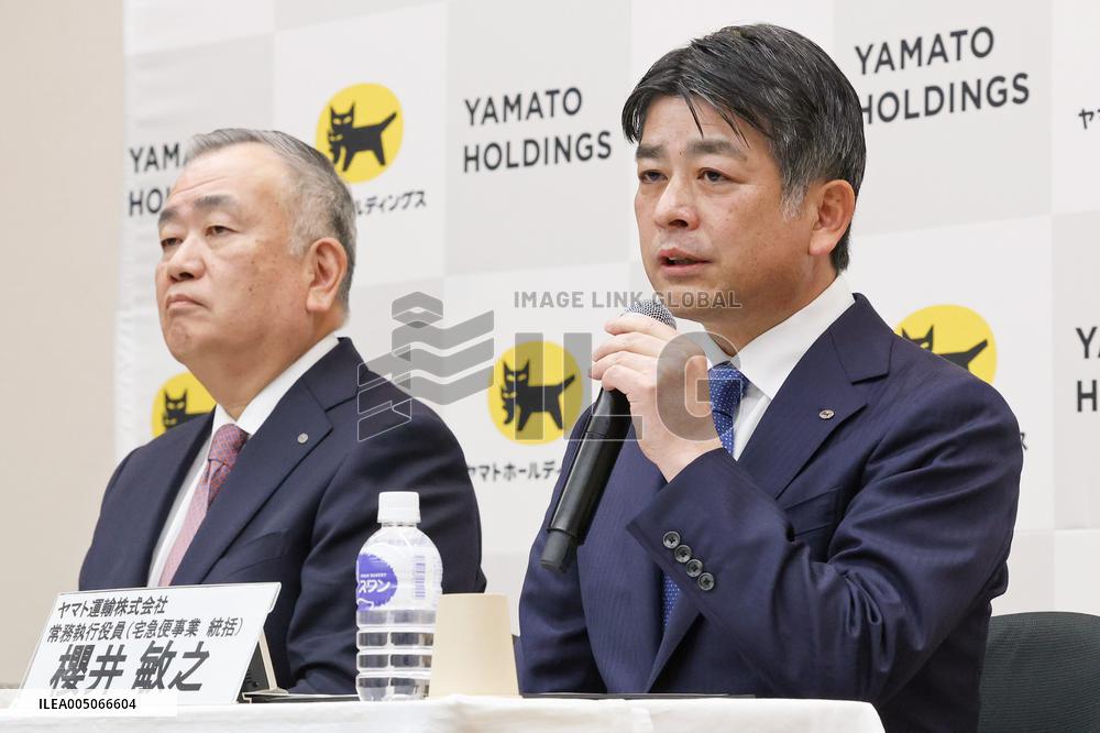 Yamato Holdings President Change Press Conference