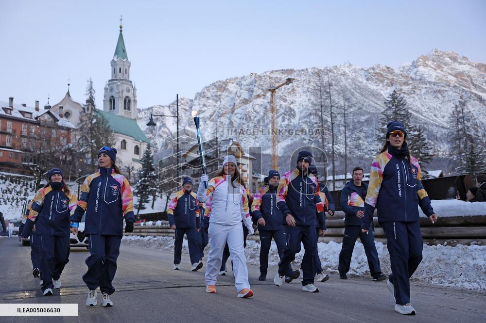 Milan-Cortina Winter Olympics torch relay