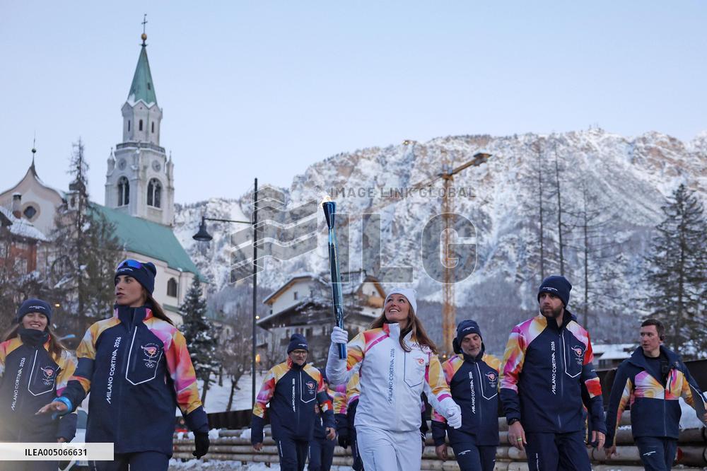 Milan-Cortina Winter Olympics torch relay