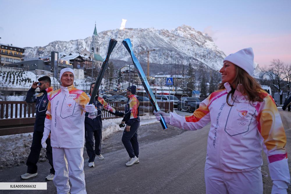 Milan-Cortina Winter Olympics torch relay