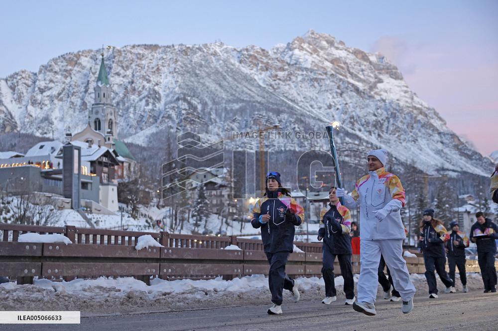 Milan-Cortina Winter Olympics torch relay