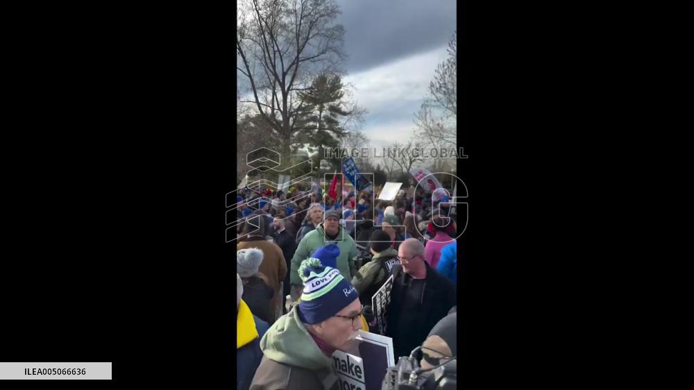 US: Thousands Gather in Washington D.C. for Annual March for Life Rally