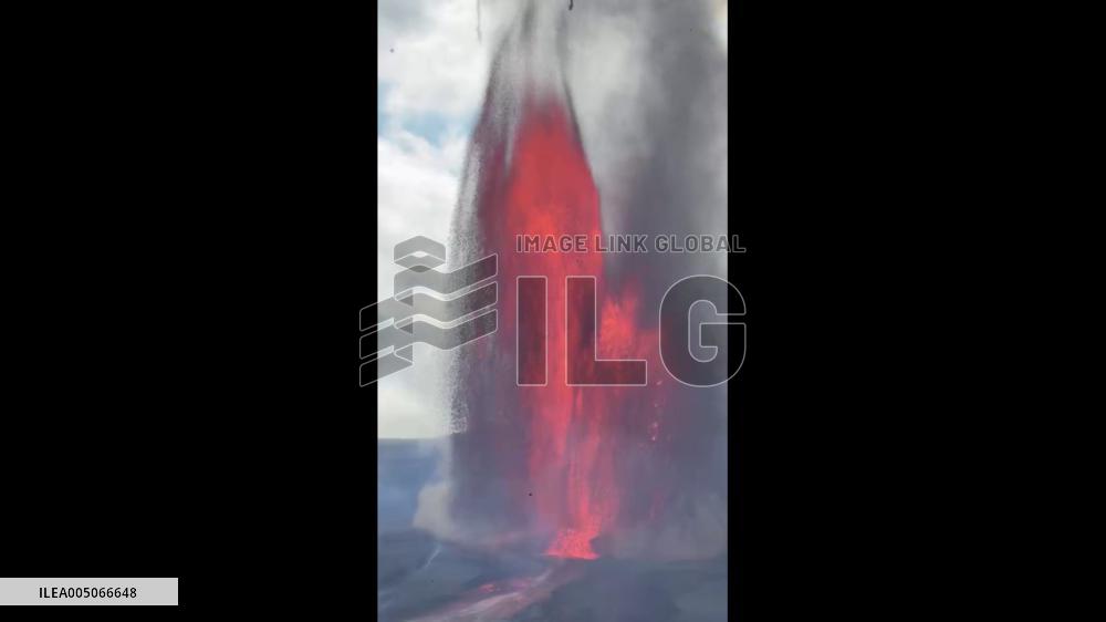 US: Episode 41 of Kilauea Volcano Eruption Sends Ash to Hilo