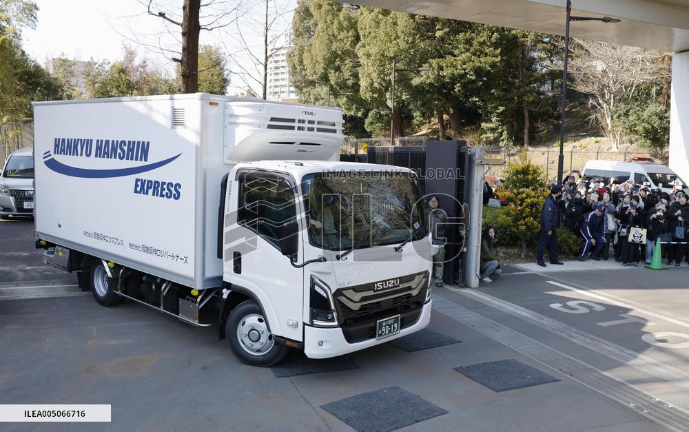 China return for Ueno zoo pandas