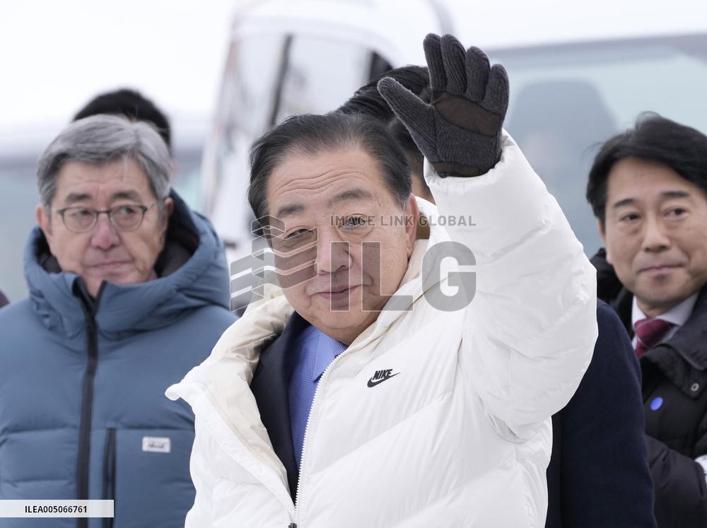 Campaigning for general election in Japan