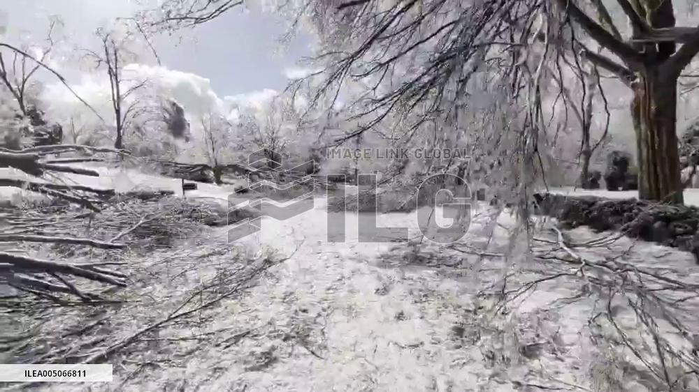 US: Severe Winter Storm Slams Nashville With Snow and Ice