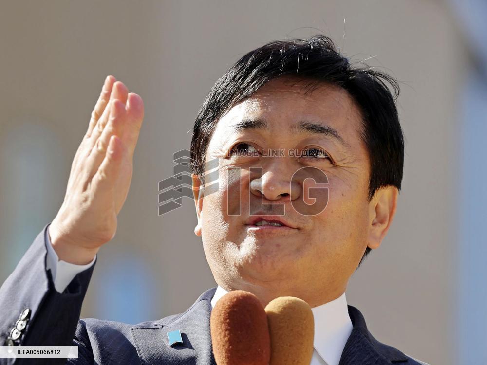 Campaigning for general election in Japan