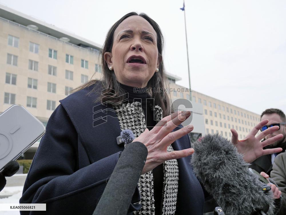 Venezuelan opposition leader Machado in Washington