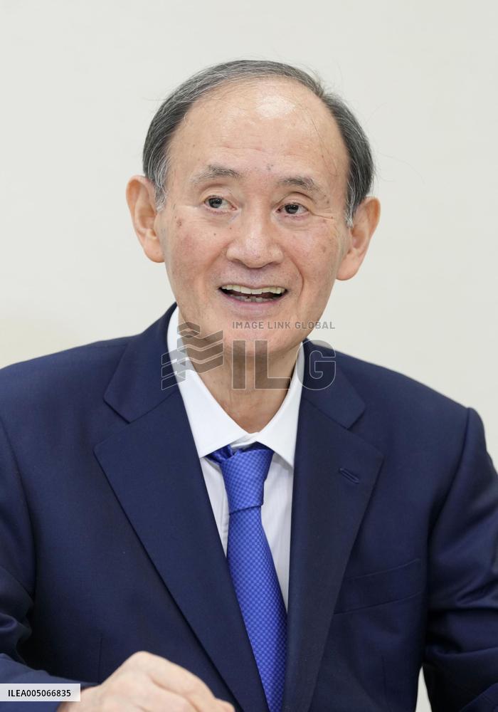 Interview with ex-PM Suga