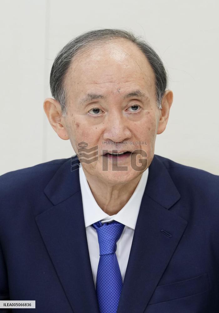 Interview with ex-PM Suga