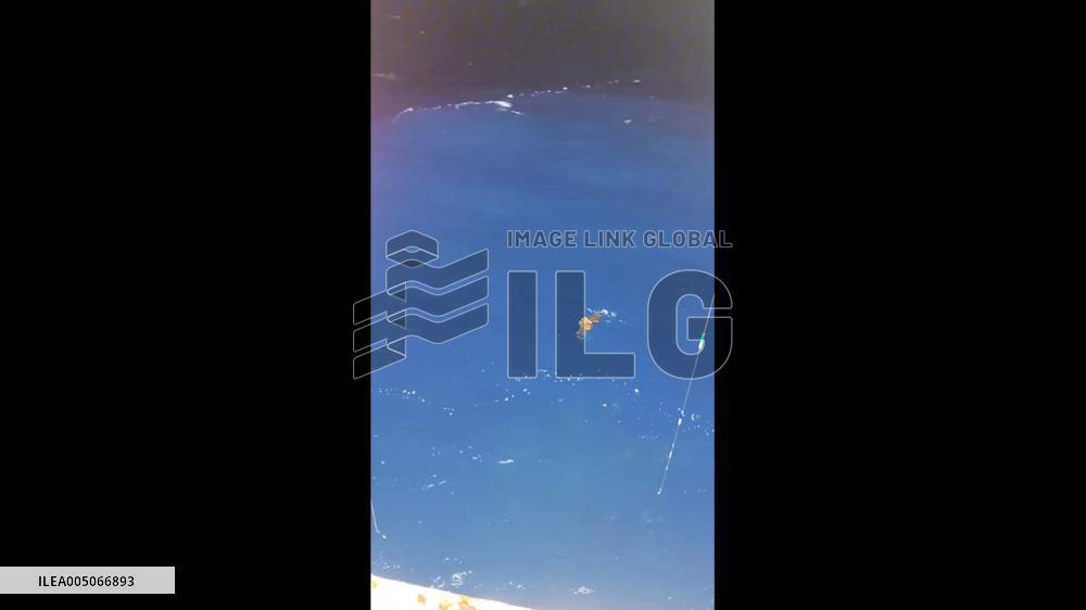 Chinese Fishermen Spot Dog in Open Ocean Near Peru