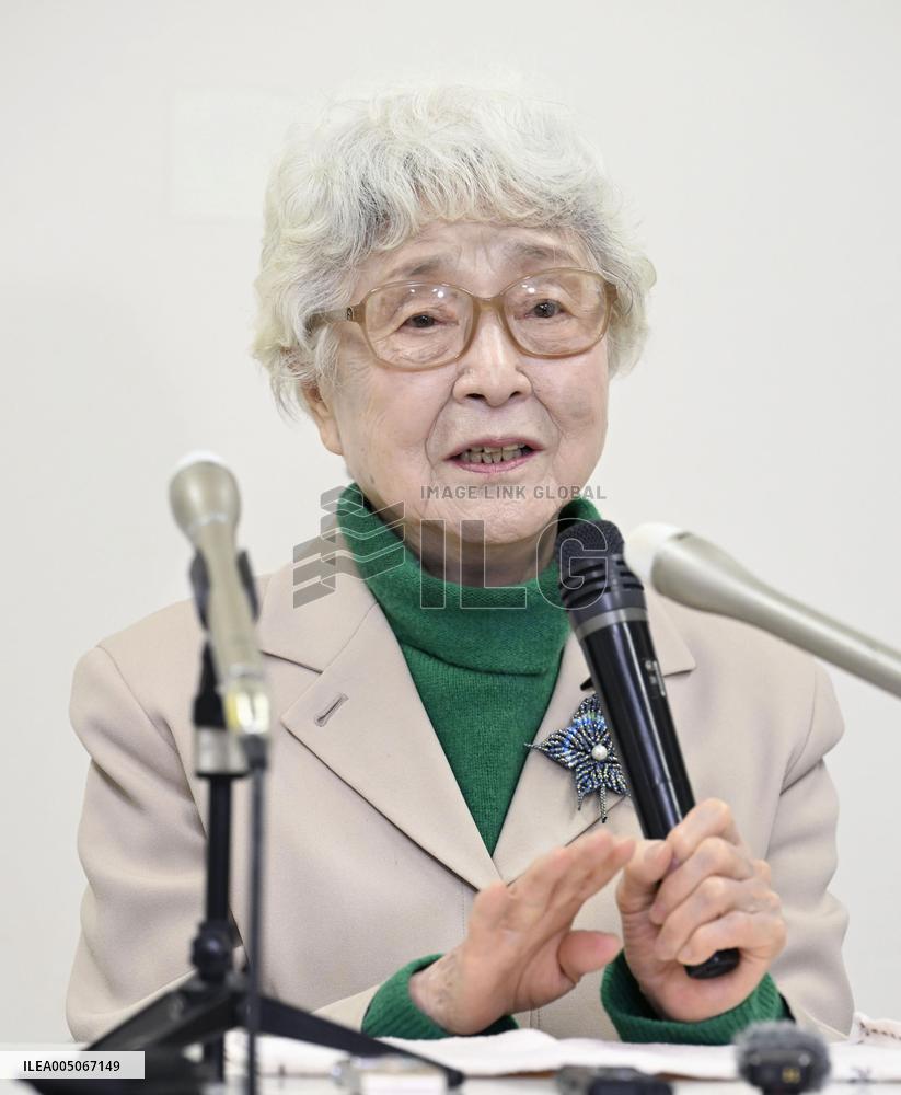 Abductee's mother Sakie Yokota