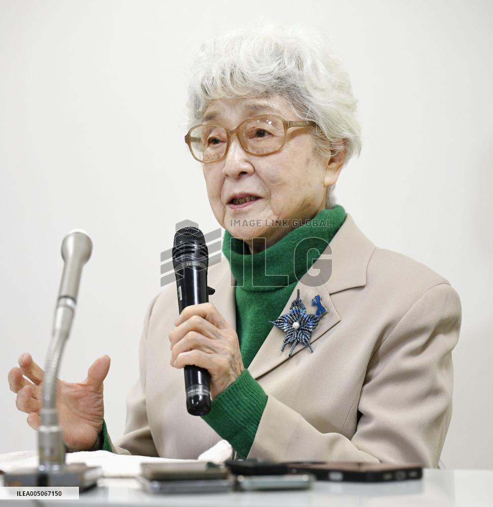 Abductee's mother Sakie Yokota