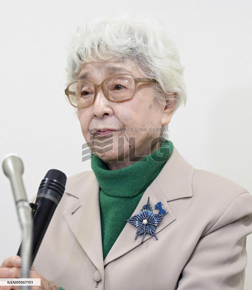 Abductee's mother Sakie Yokota