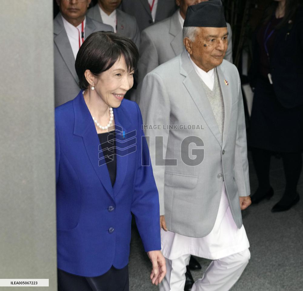 Japan PM Takaichi meets Nepalese President Paudel