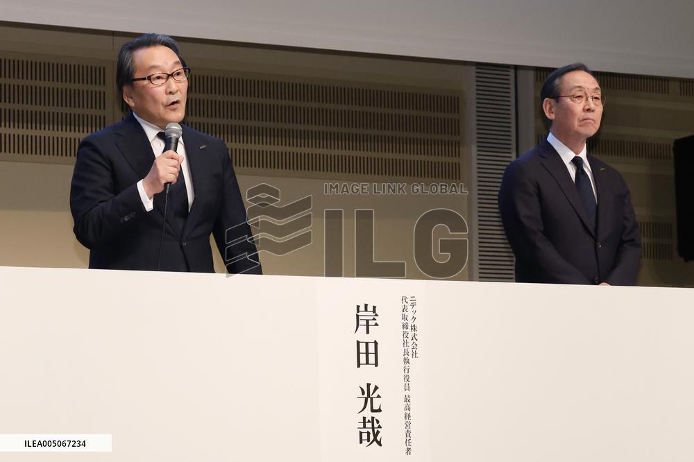 Nidek Press Conference Regarding Publication of “Improvement Plan and Status Report”