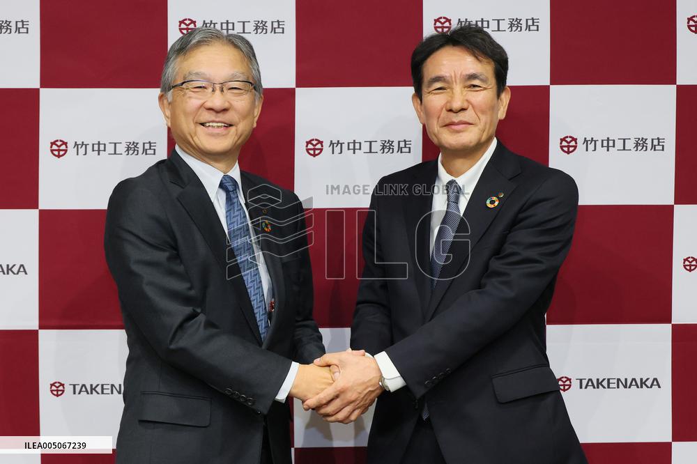 Takenaka Corporation President's Handover Press Conference