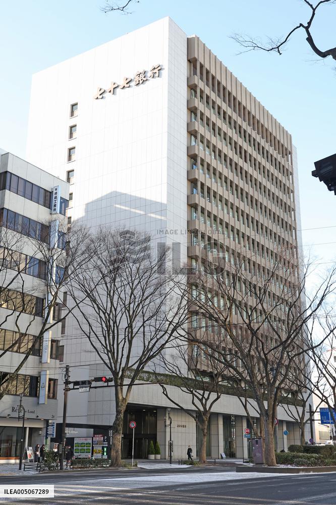 The 77 Bank exterior and signboard