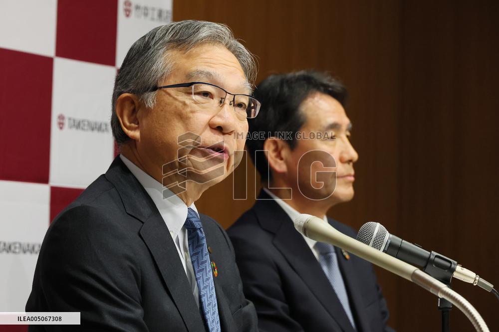 Takenaka Corporation President's Handover Press Conference