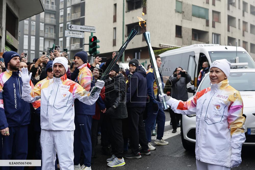 Milan Cortina Olympics: Torch relay