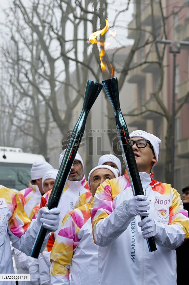 Milan Cortina Olympics: Torch relay